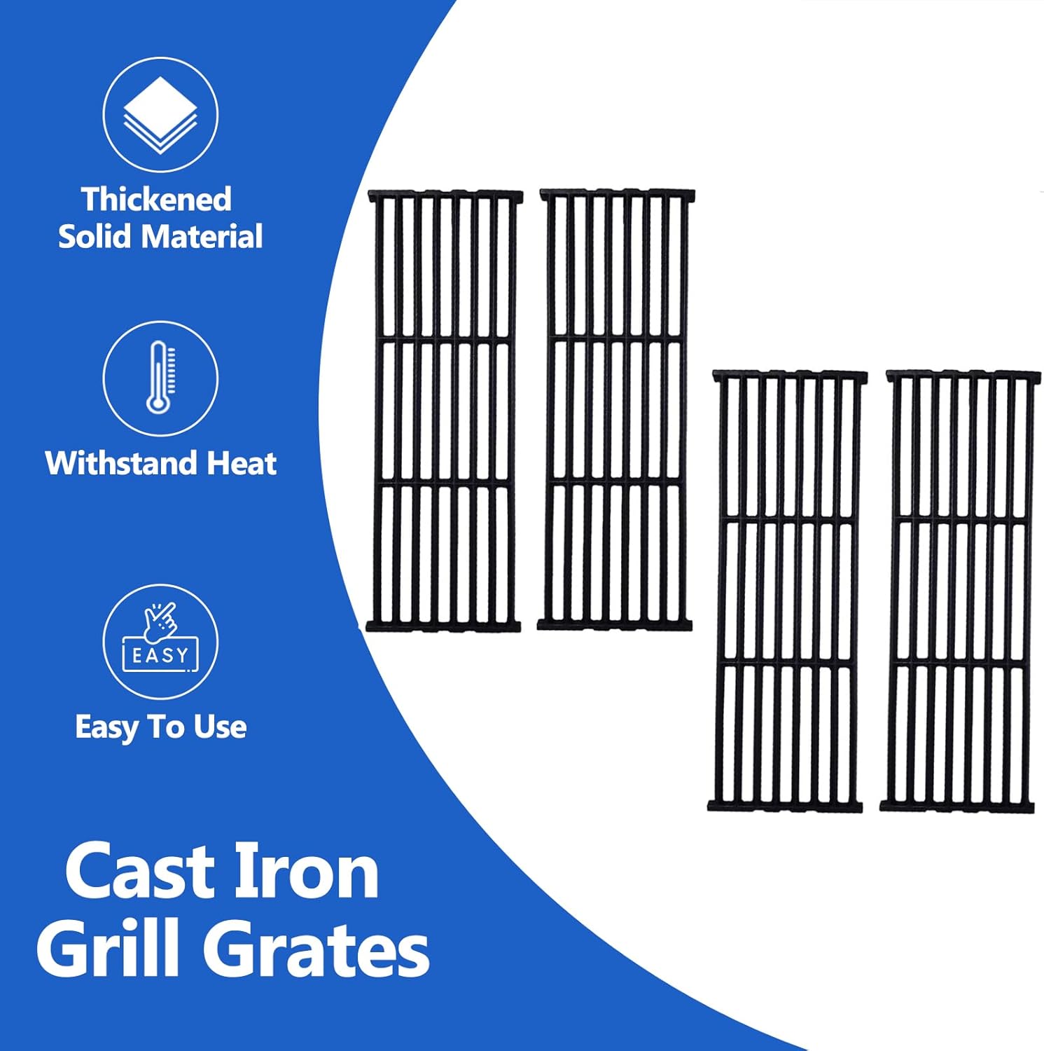 9221-64 Baron 440 Grill Grates Replacement Parts for Broil King Replacement Parts 3 4 Burner Baron Grill Grates Baron 320 9221-54 Baron 490 7120-64 Broil Mate 6120-64 Huntington Rebel Grill Parts
