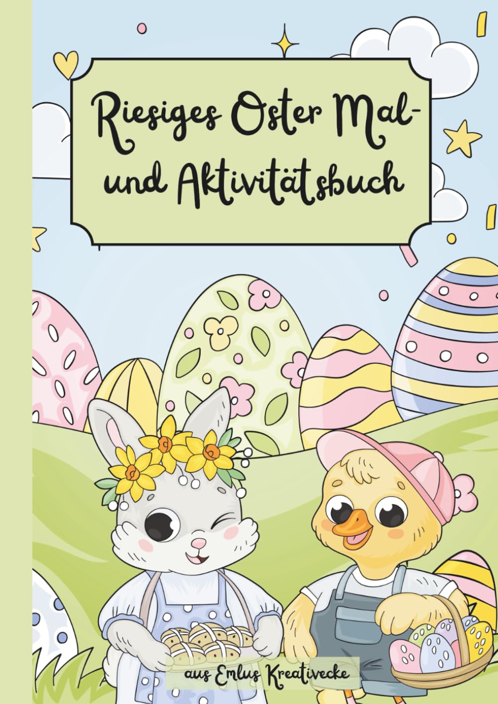 Riesiges Oster Mal- und Aktivitätsbuch