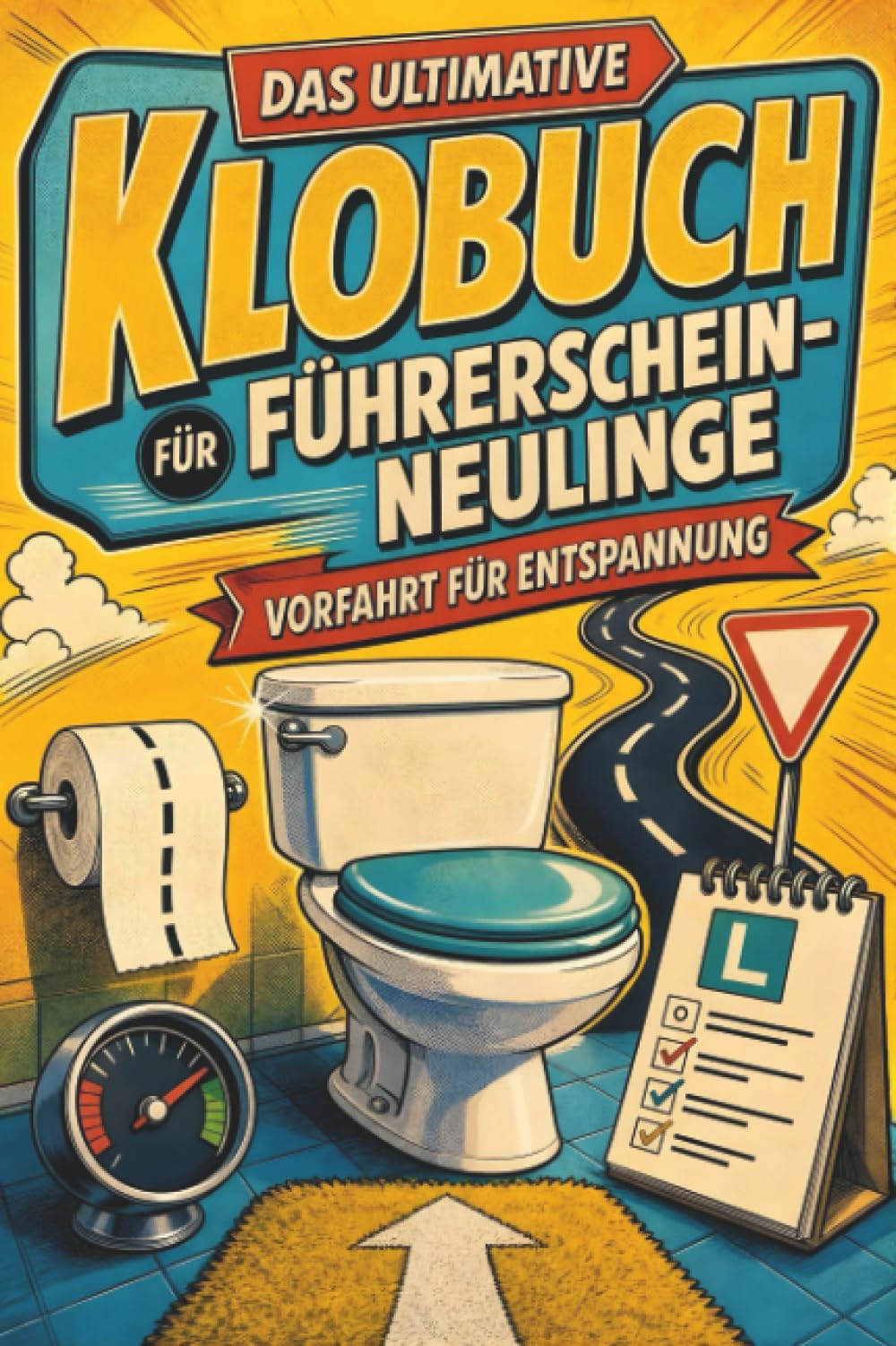 Das ultimative Klobuch für Führerschein-Neulinge: Vorfahrt für Entspannung. Lustiges Geschenk für Führerschein-Neulinge, Fahranfänger und Parkplatz-Panik