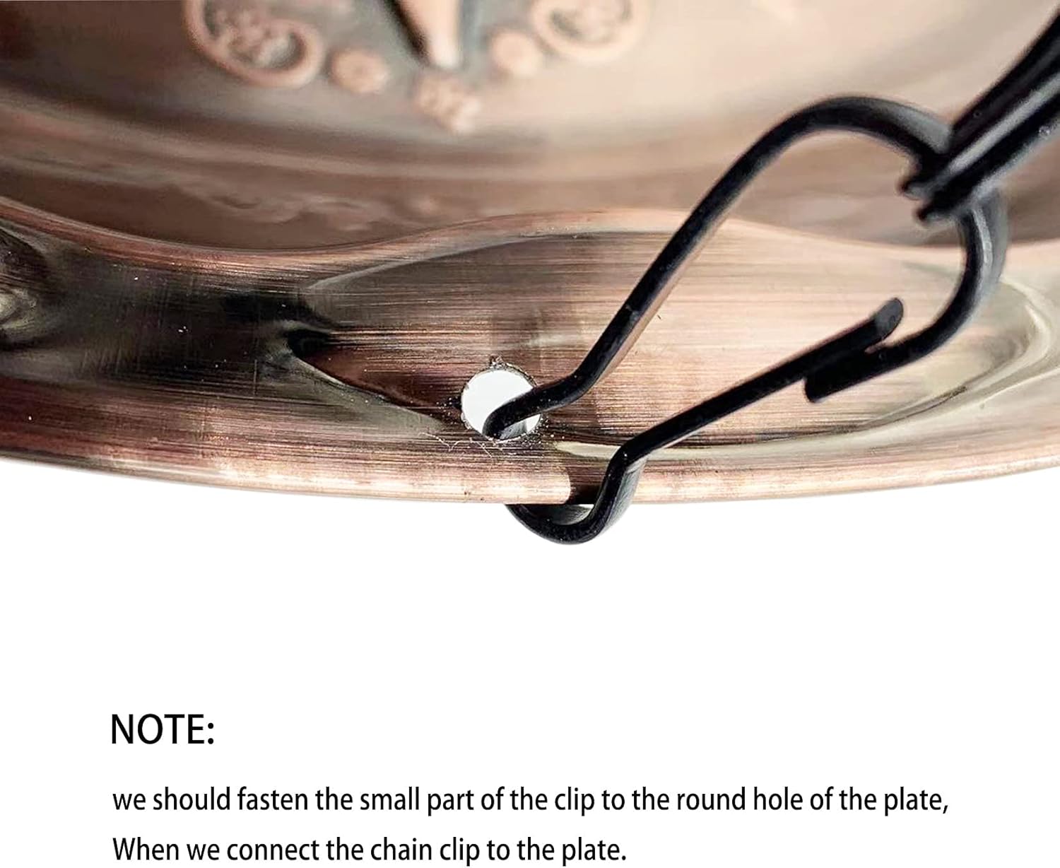 KYZETJD Hanging Bronze Bird Bath Feeder for Outdoor Décor -11.8"(L) x 11.8"(W) x 19.7"(H) : Patio, Lawn & Garden