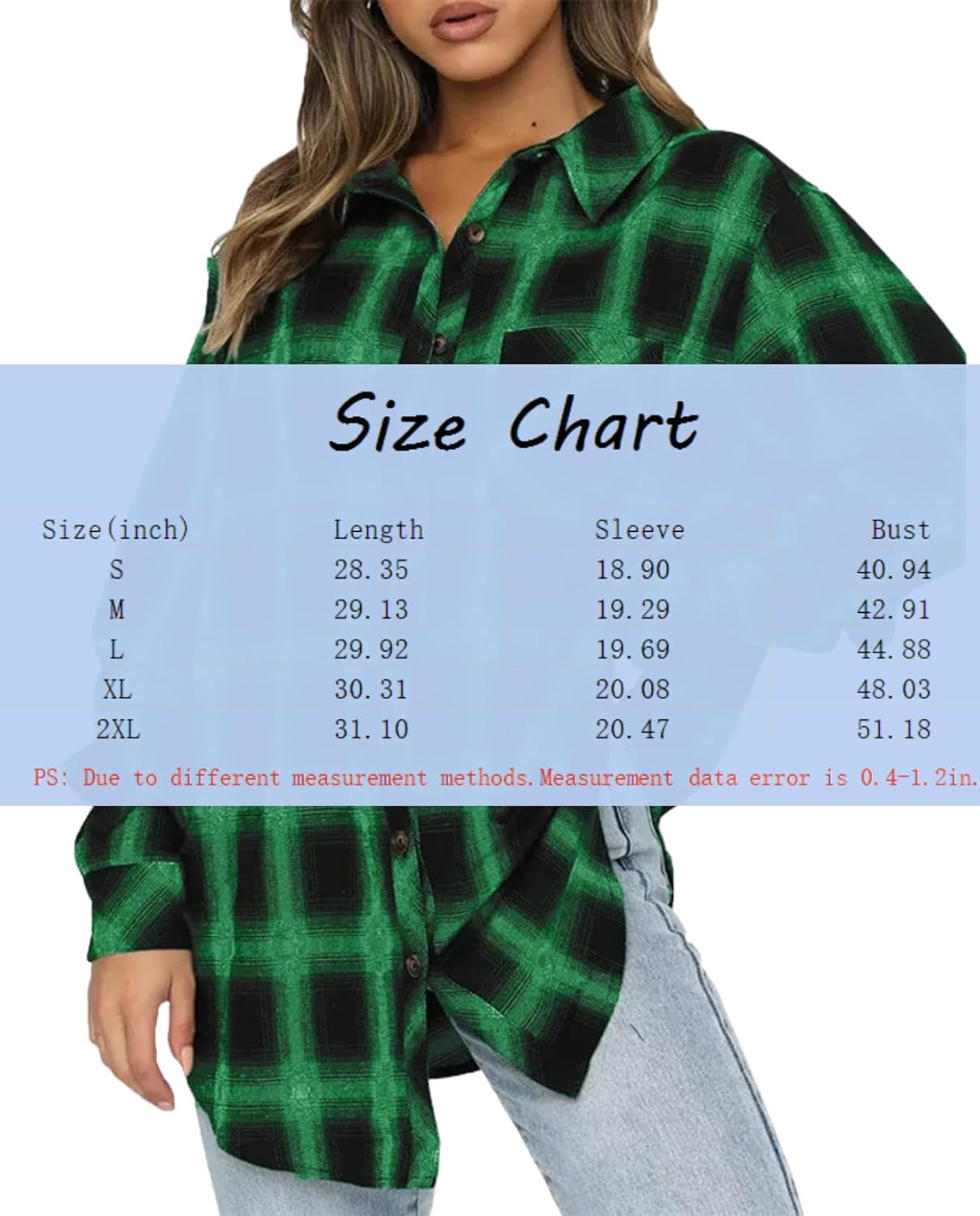 Womens Button Down Shirt Jacket Enhance Your Fashion Taste Long Sleeve Plaid Pullover Business Casual Jacket - Image 7