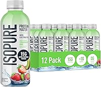 Vista 16 de Isopure - polvo de proteína de suero de leche con sabor a fruta ligera refrescante