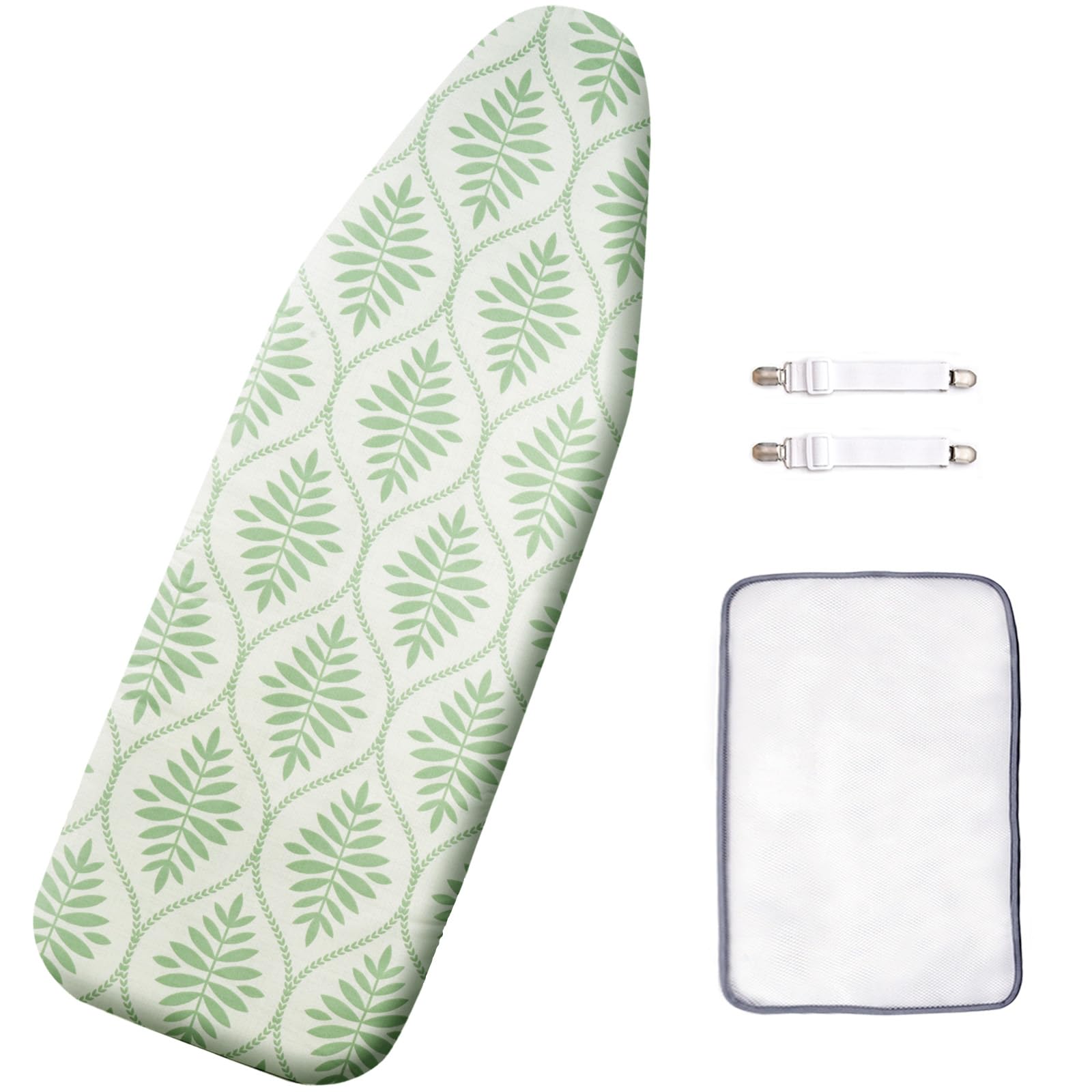 SheeChung 14"x42" Over-The-Door Ironing Board Cover and Pad,Heat Resistance