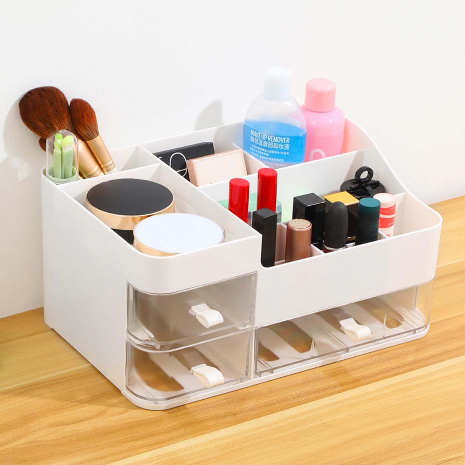 Make -up -Organizer mit Schubladen, Kosmetik -Display -Hülle Vielseitiger