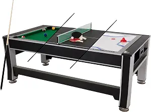 Triumph 84 Inch 3-in-1 Swivel Multi-Game Table
