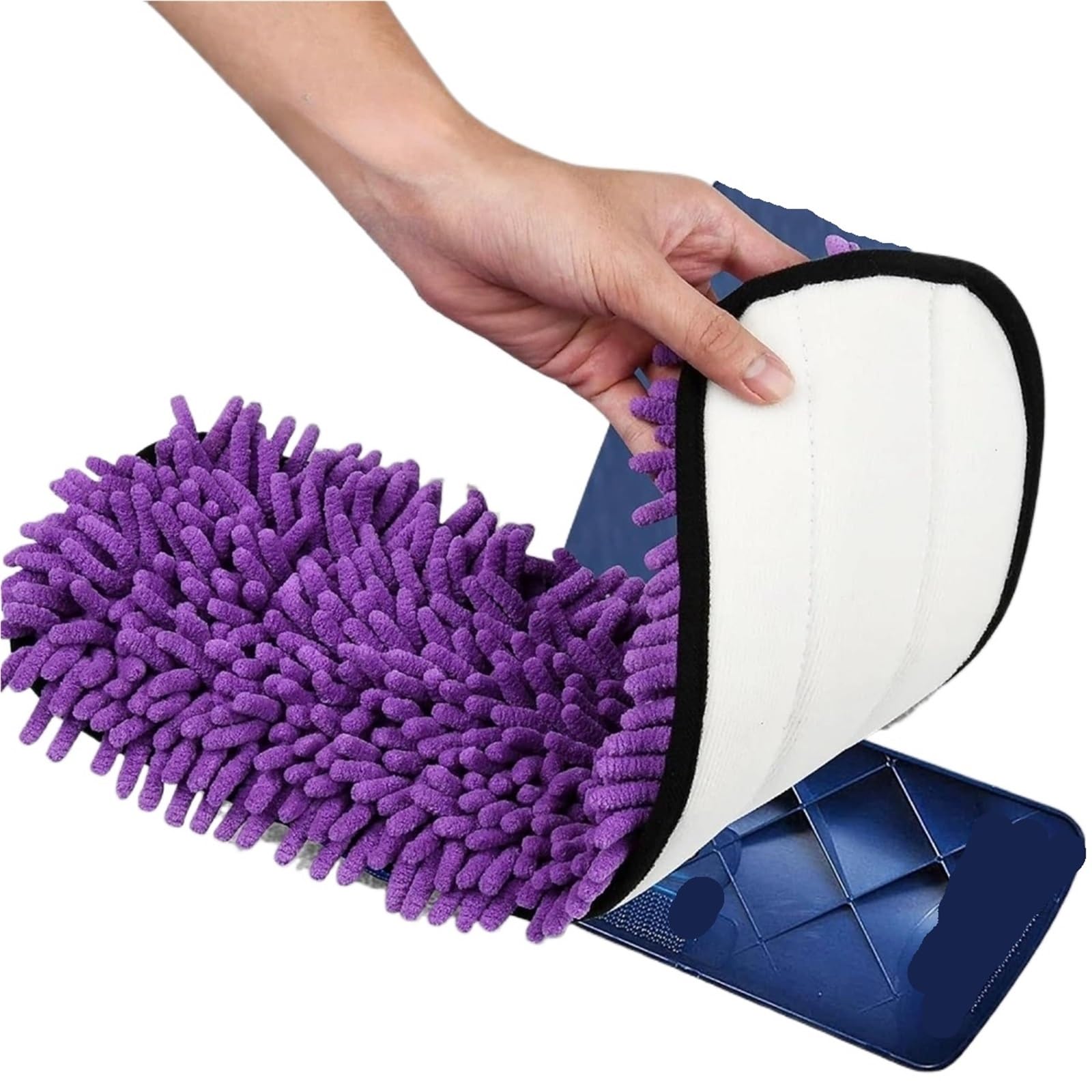 Mop Pads Almohadillas de Repuesto Reutilizables for trapeador, for Limpiar Pisos de Madera y Superficies múltiples, Almohadillas de Microfibra Lavables