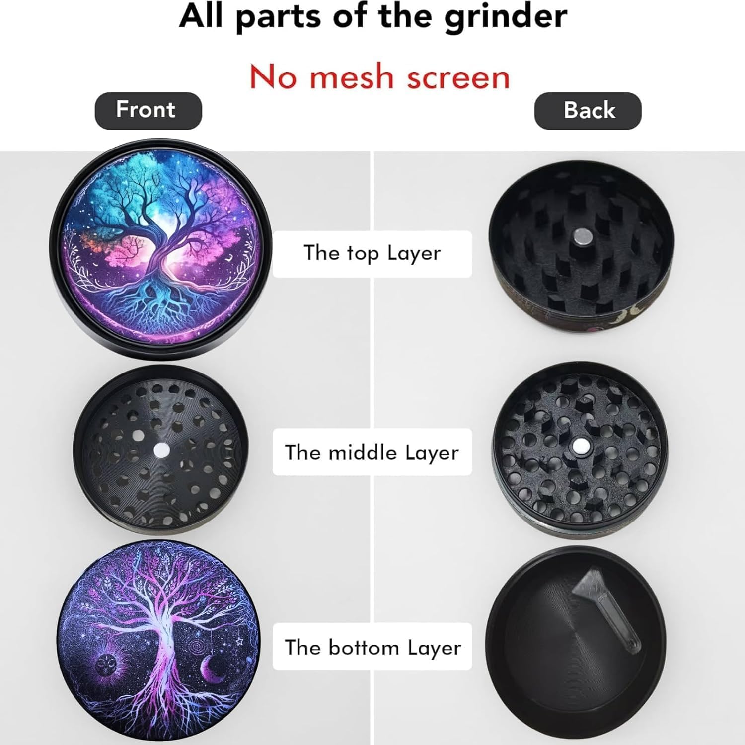 2 inch premium mixer | heavy-duty aluminum, smooth grinding, non stick design, essential for the kitchen