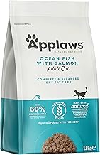 Applaws Complete Natural Grain Free Ocean Fish with Salmon Adult Dry Cat Food - 1.8kg Resealable Bag
