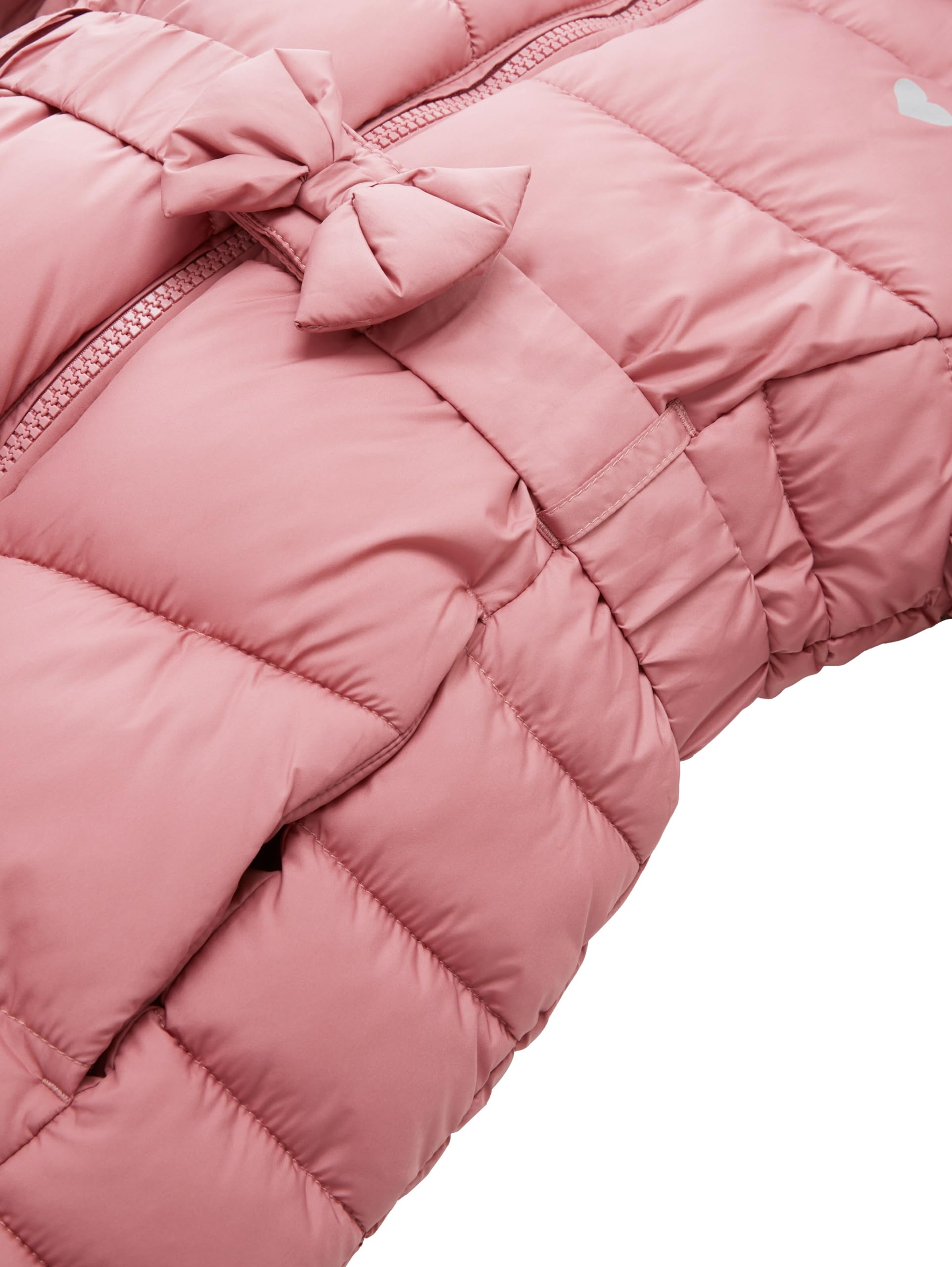 TOM TAILOR Mädchen 1038503 Wintermantel mit Kapuze & Gürtel (1er Pack)