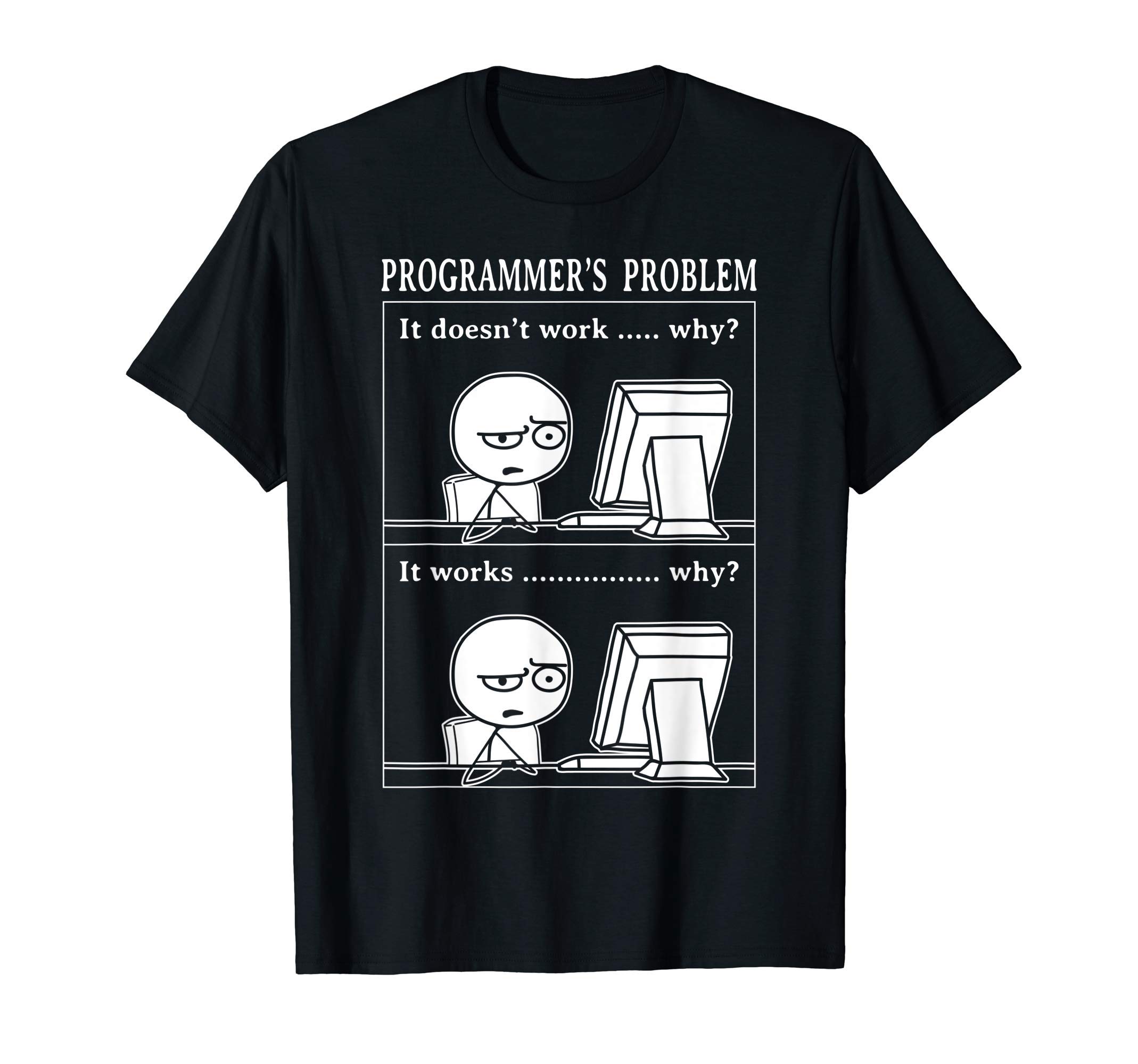 Programmer Funny Problem It Works Computer Science Nerd T-ShirtOEKO-TEX STANDARD 100