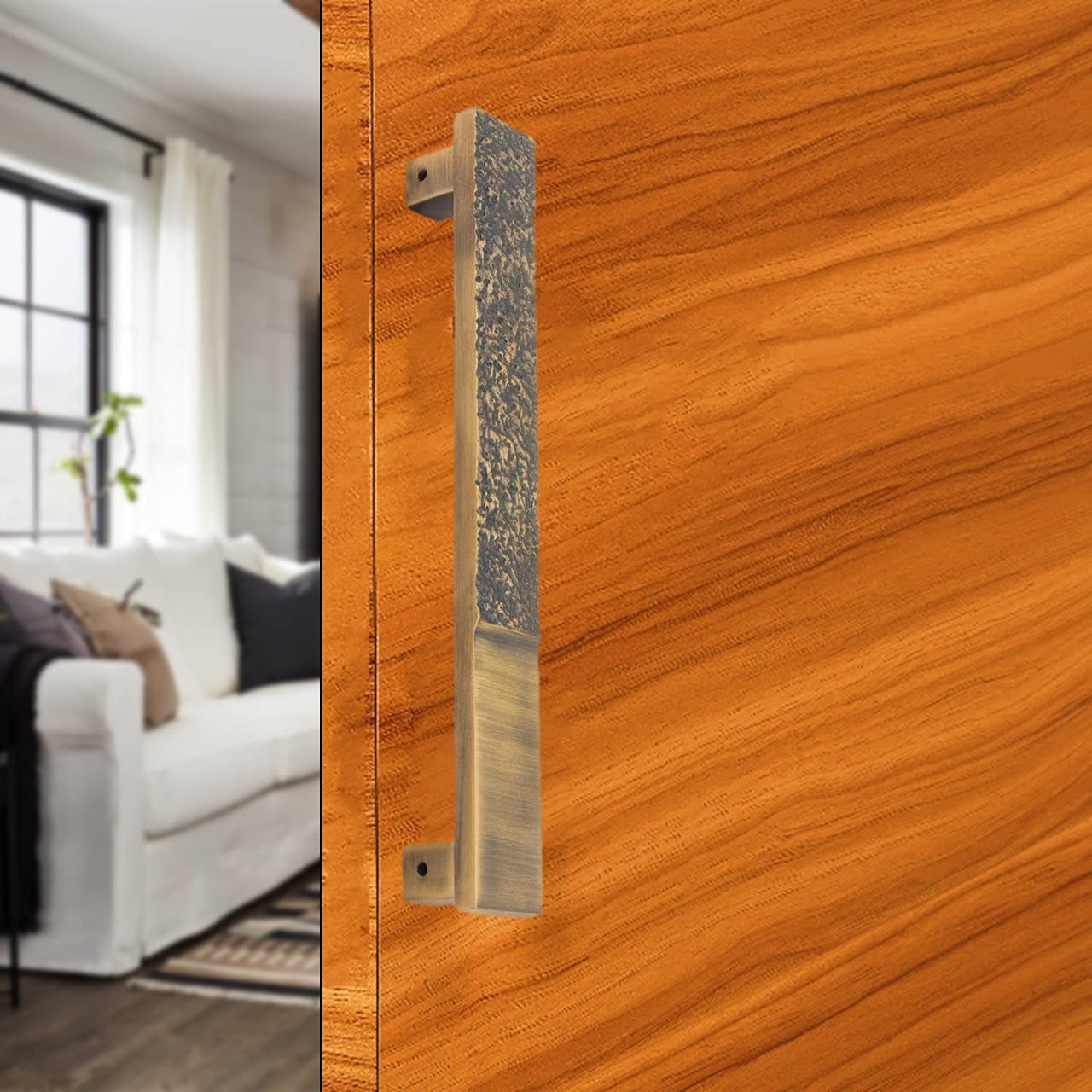 Silver Satin Aluminium Pull Handle - Cabinet & Door Hardware -14
