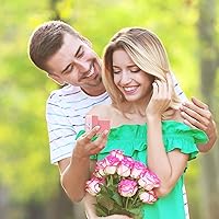 Vista 4 de Bucherry 72 cajas de anillos de 1.6 x 1.6 pulgadas, caja de joyería de cartón duro con lazo de cinta, pequeñas cajas de regalo para pequeñas