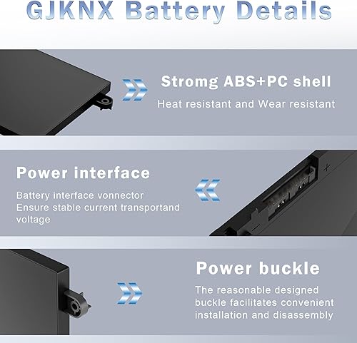 Miniatura 3 de GJKNX - Batería de 68 WH 7.6 V para Dell Latitude 5480 5490 5580 5590 5280 5491 5488 5591 5495 E5480 E5490 E5580 E5590 Precision 3530 3 Serie 520