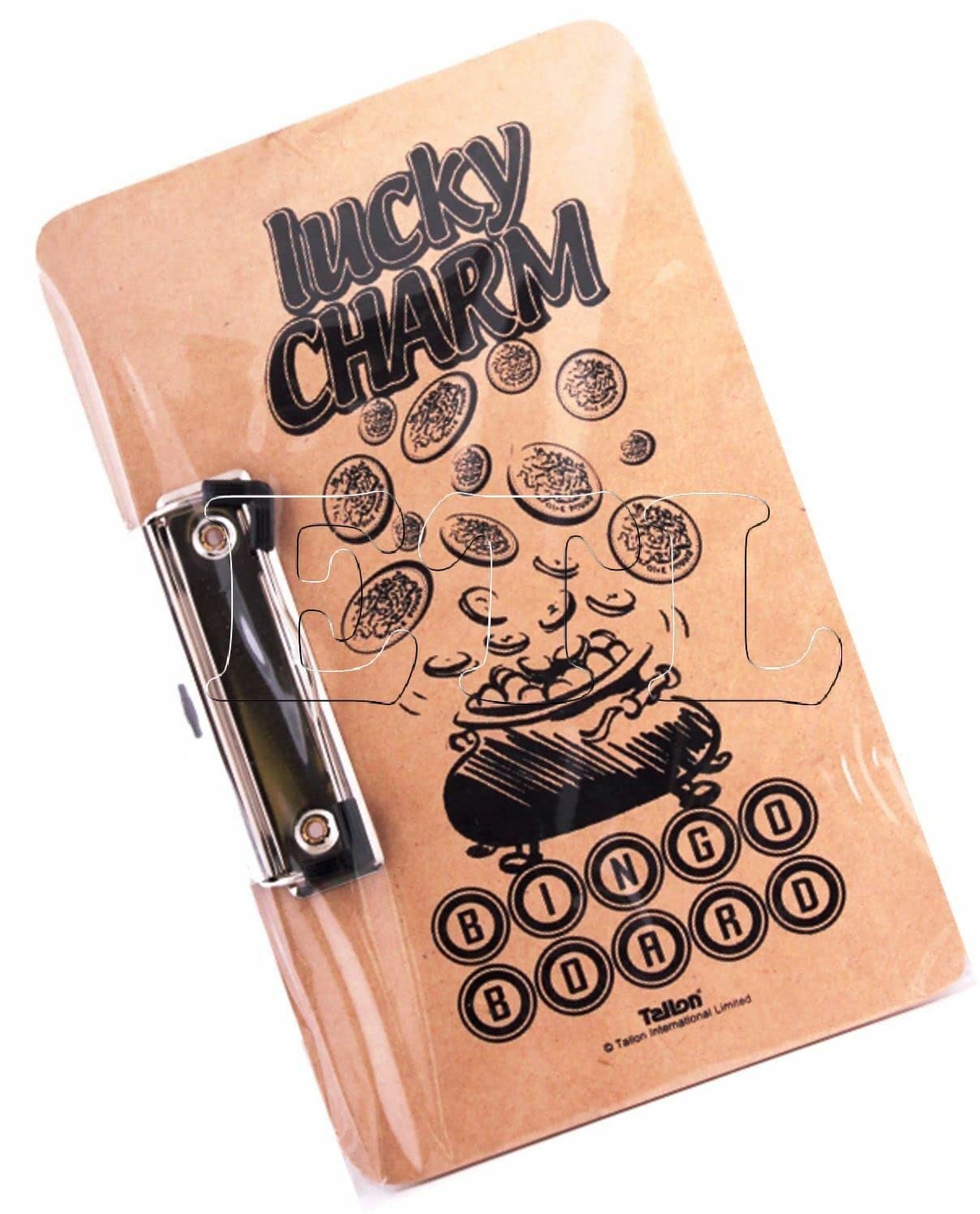 2 x LUCKY CHARM BINGO BOARD WITH CLIP - NEW - Image 2
