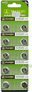 New TIANQIU 10PCS Ag7 Lr927 395 Sr927Sw Alkaline Battery FBA
