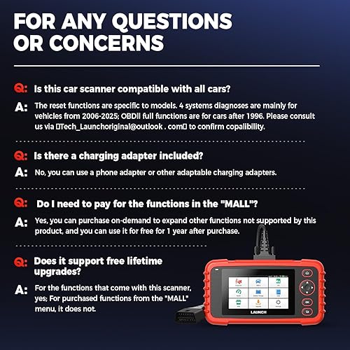 Miniatura 8 de LAUNCH CRP129X Elite - Escáner OBD2 para automóvil, FCA AutoAuth, 8 reinicios de aceite/EPB/SAS/TPMS/BMS/acelerador/reinicio de DPF/codificación de