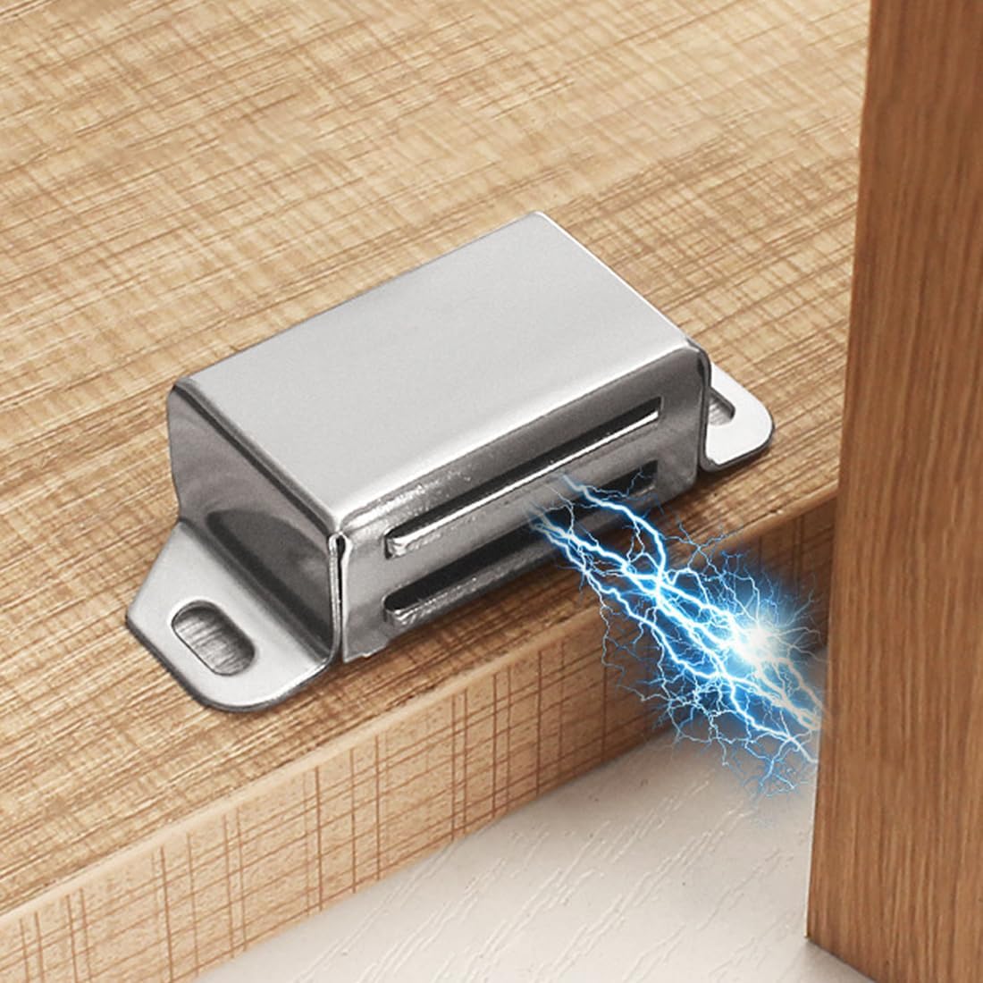 2-Pack 10KG Cabinet Catches, Stainless Steel Hardware for Doors and Windows