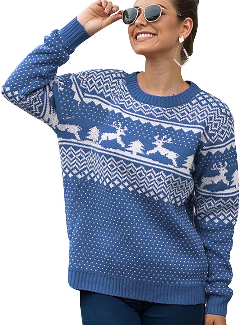 PASUDA Maglione Donna Invernale Maglia Collo Rotondo Elegante Manica Lunga Basic Pullover Sottile Morbido Leggero Casual Tinta Unita Elasticità Maglioni Per Autunno Inverno Primavera (Grigio, S - Foto 13