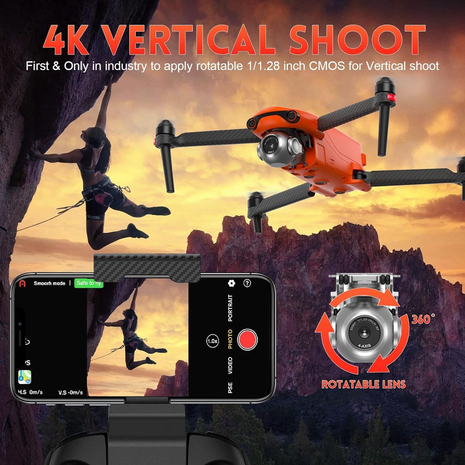 Autel Robotics EVO Lite Premium Bundle, 4K Drone Quadcopter con 40 ...