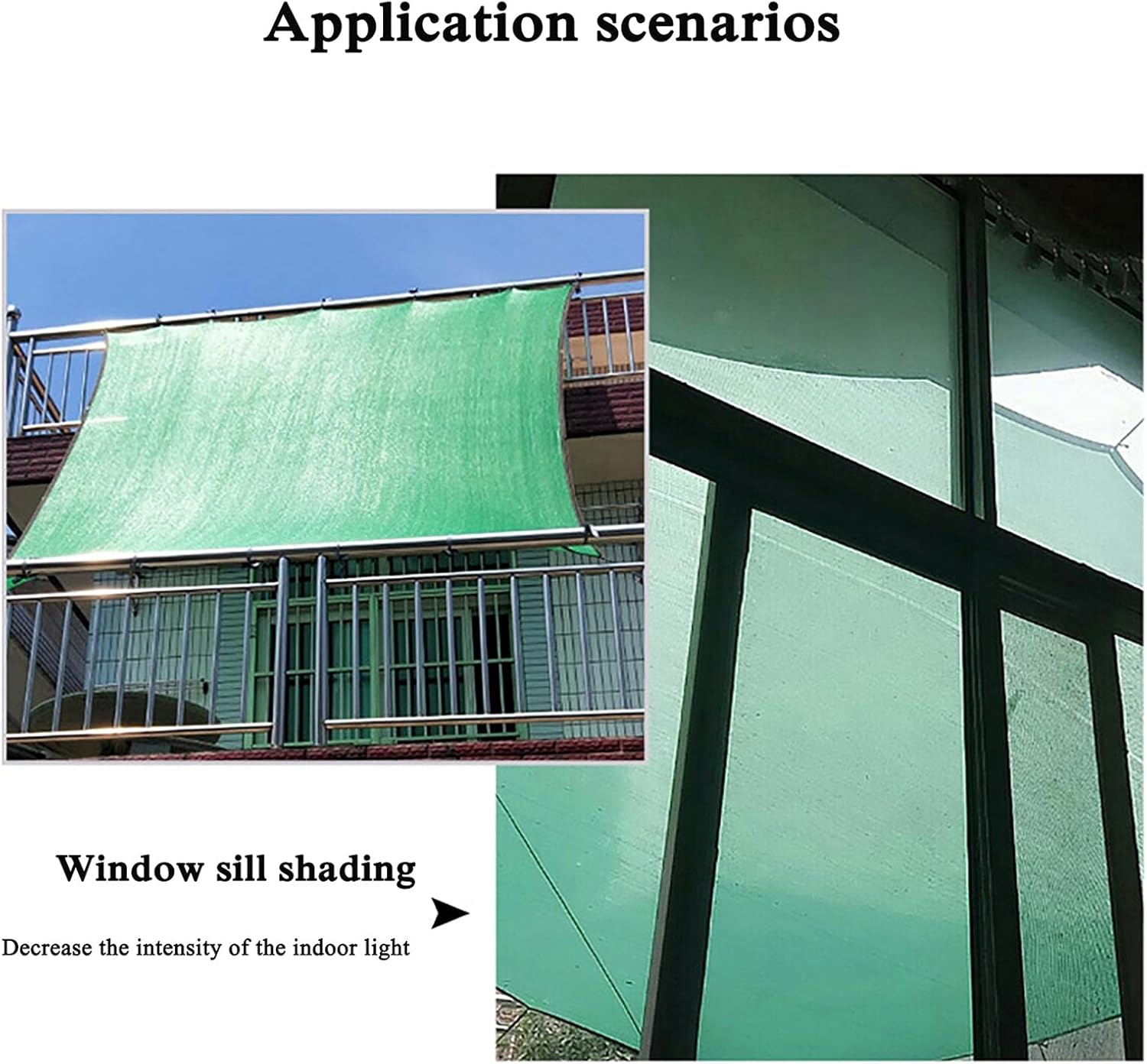Green Shade Cloth, Garden Sun Shade Sail Shading Netting,Plants Garden Shade Cloth,with Grommets,for Patio Balcony Courtyard Plants Greenhouse,Fence Screen Privacy Screen