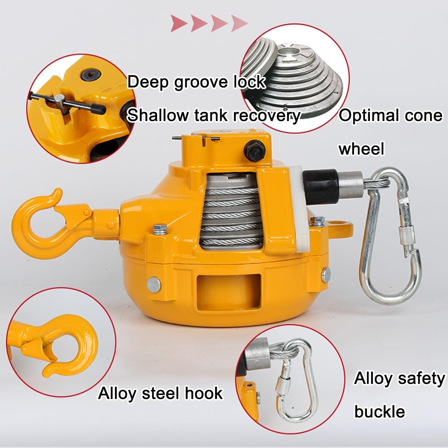 Equilibrador de Resorte, Herramienta telescópica suspendible Equilibrador de Resorte, equilibrador telescópico Ajustable (tamaño: 9-15 kg)