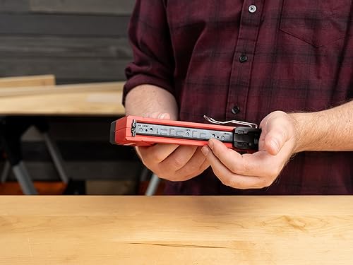 Miniatura 11 de Arrow T501 - Pistola manual de grapas y clavos 5 en 1, grapadora de alambre y clavadora de clavos para madera, tapicería, construcción, aislamiento,