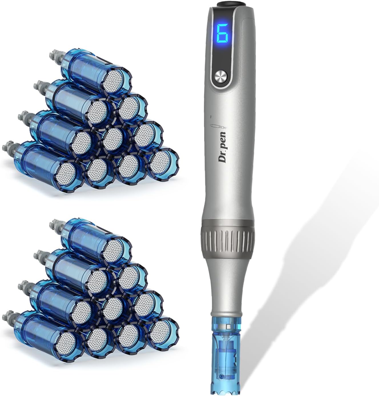 CLETINA Microneedle Roller Pen for Home Use - Mcroneeding Derma Roller Pen for Women Men - Micro Needle Roller Pen for for Skin Tools
