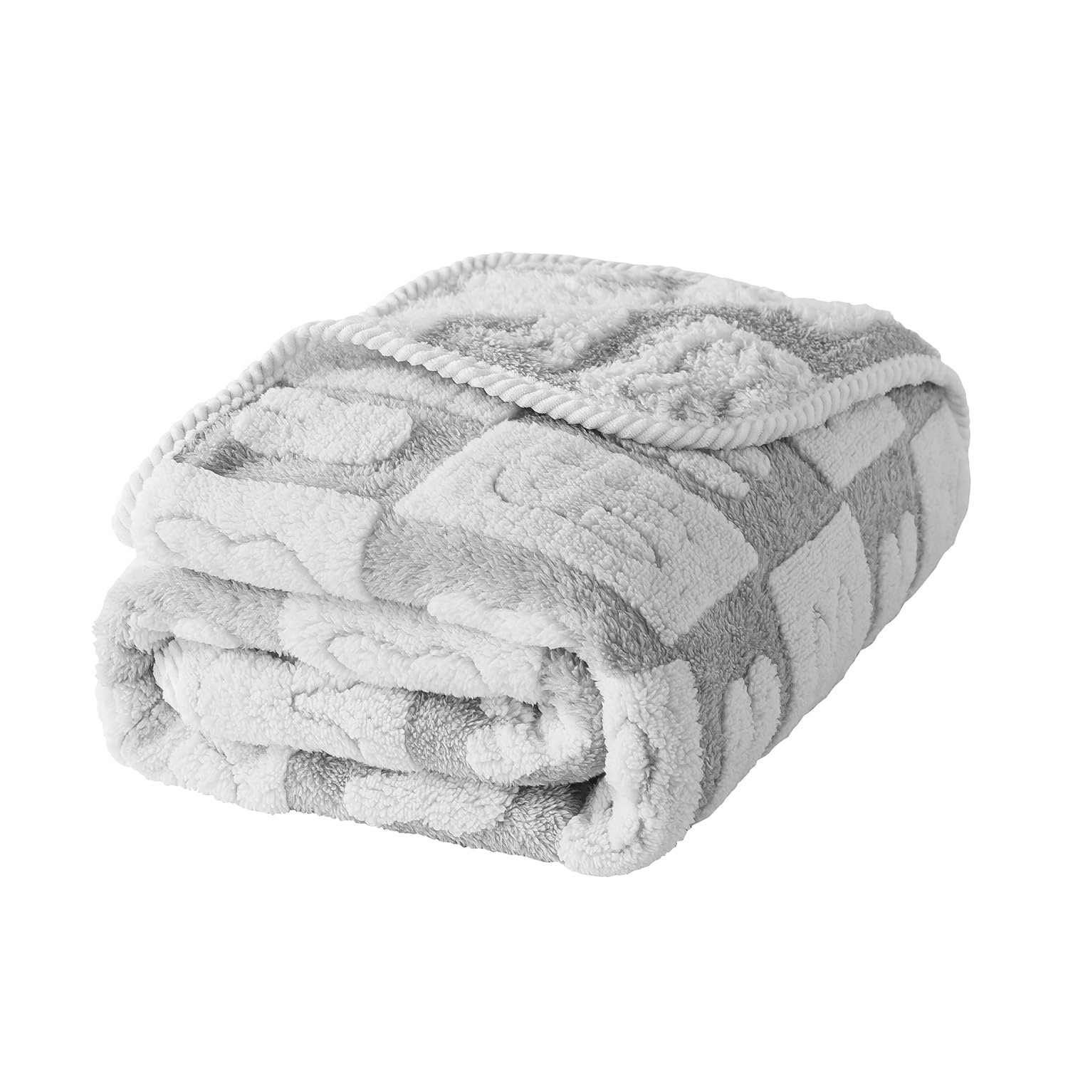 DJDEA Blankets for Newborns Fluffy Cozy Soft Blanket with Cute Rabbit Pattern
