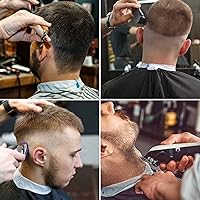 Vista 6 de 5 rollos de tiras desechables para el cuello para barbería, herramienta profesional de papel elástico para peluquería y corte de cabello