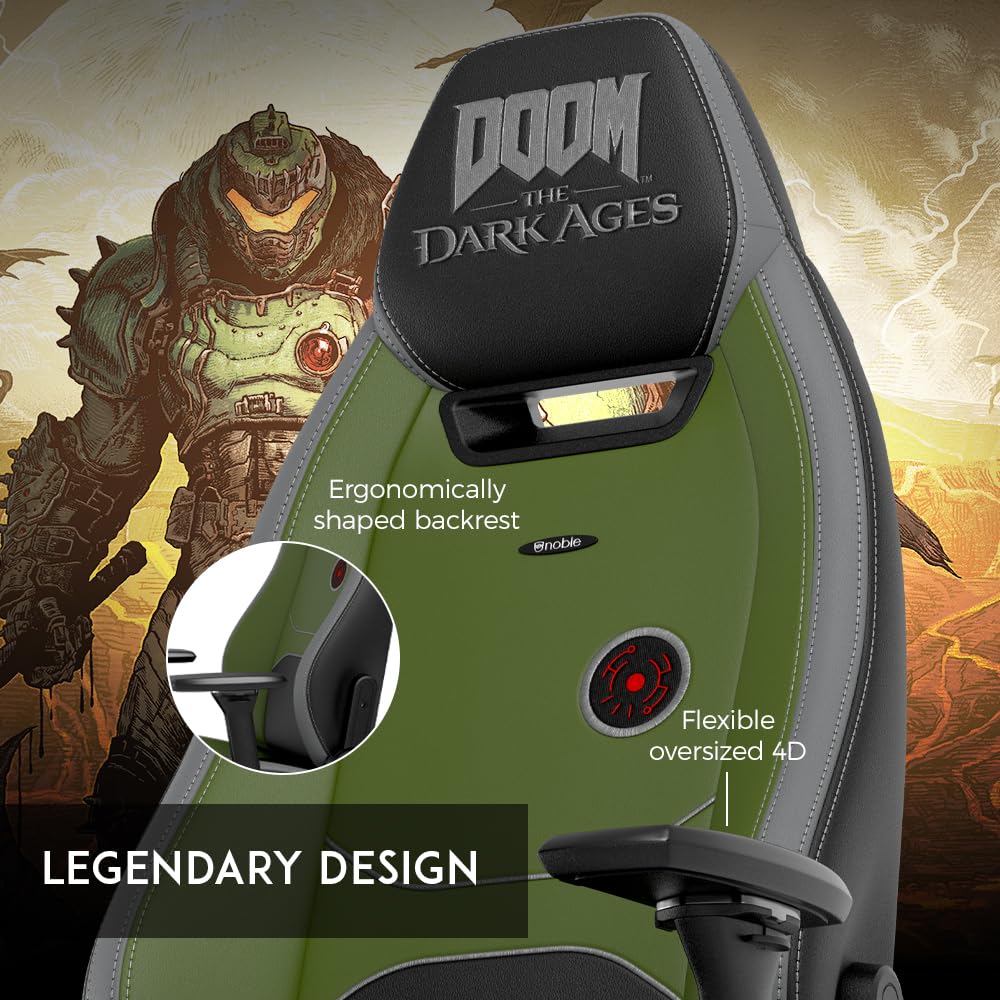 noblechairs LEGEND Gaming Stuhl - DOOM The Dark Ages Edition