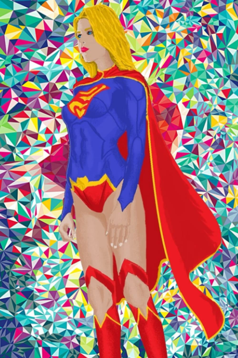 Notebook: Super Woman College Ruled Notebook - 6x9 -120 Pages