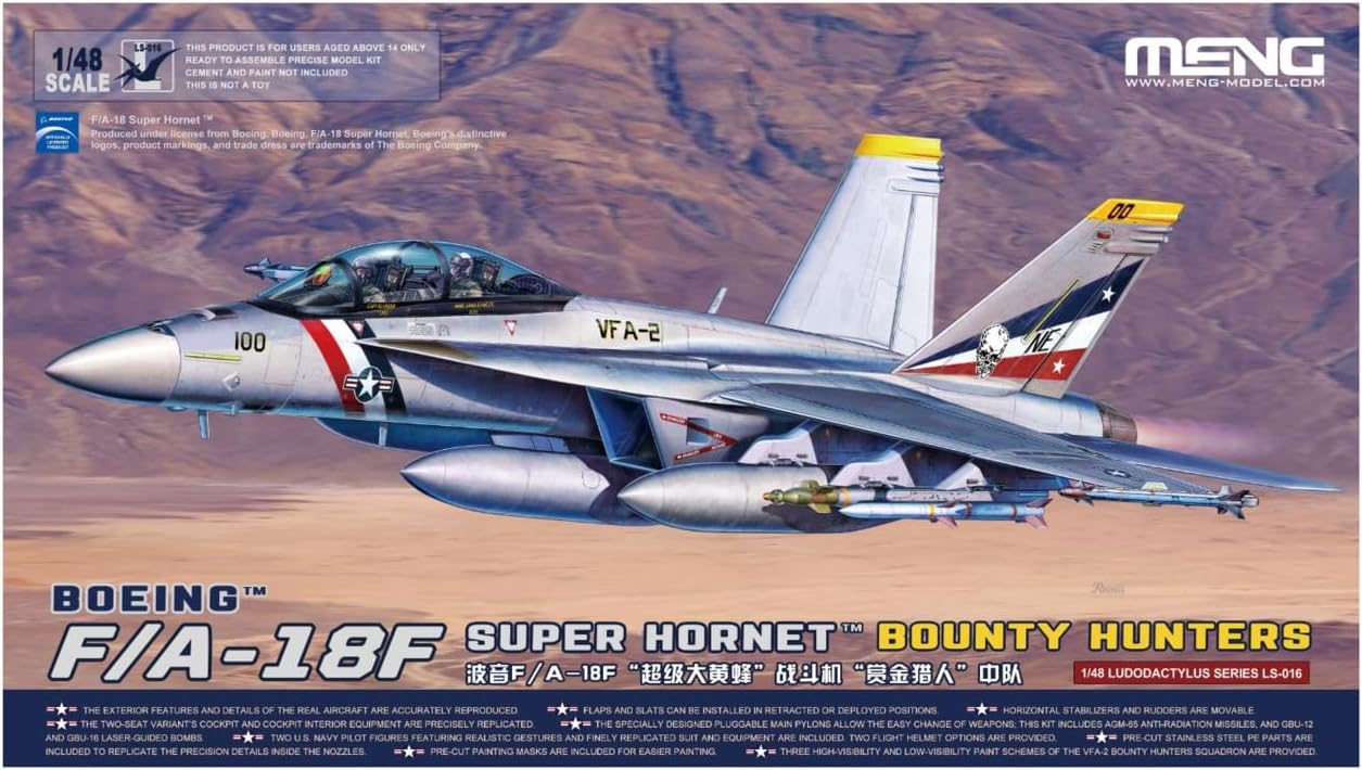 Meng Model 1:48 - F/A-18F Super Hornet Bounty Hunters