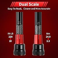 Vista 5 de 1/4-Inch Drive Click Torque Wrench Set,2.3-24.9 N.M/20-220IN.LB, Bike Torque Wrench Set,16PCS 72-tooth Torque Wrenches Set with Extension Bar &