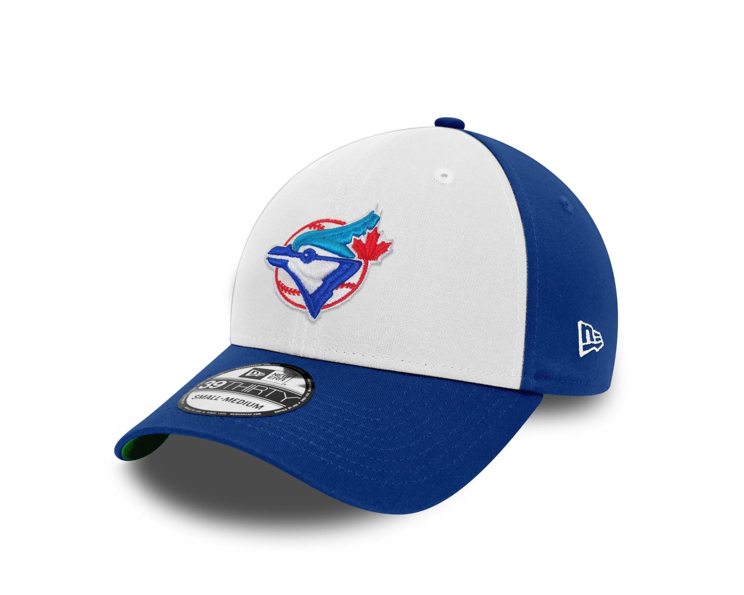 New Era Toronto Blue Jays MLB Two Tone White Royal Blue 39Thirty Stretch Cap
