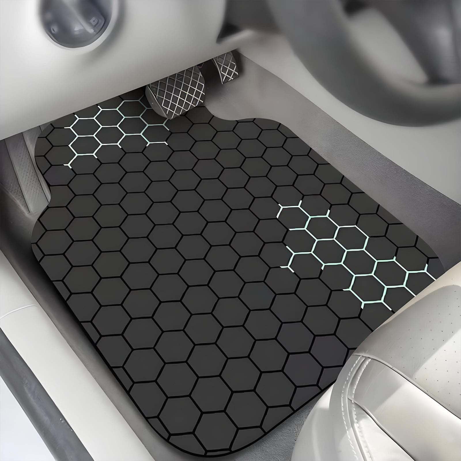 RXATTWVLY 4Pcs Car Floor Mats,for Hyundai i30 3 PD & i30N 2017-2027 All-Weather Breathable Waterproof Floor Liners Carpet Protection Anti-Slip Durable Backing