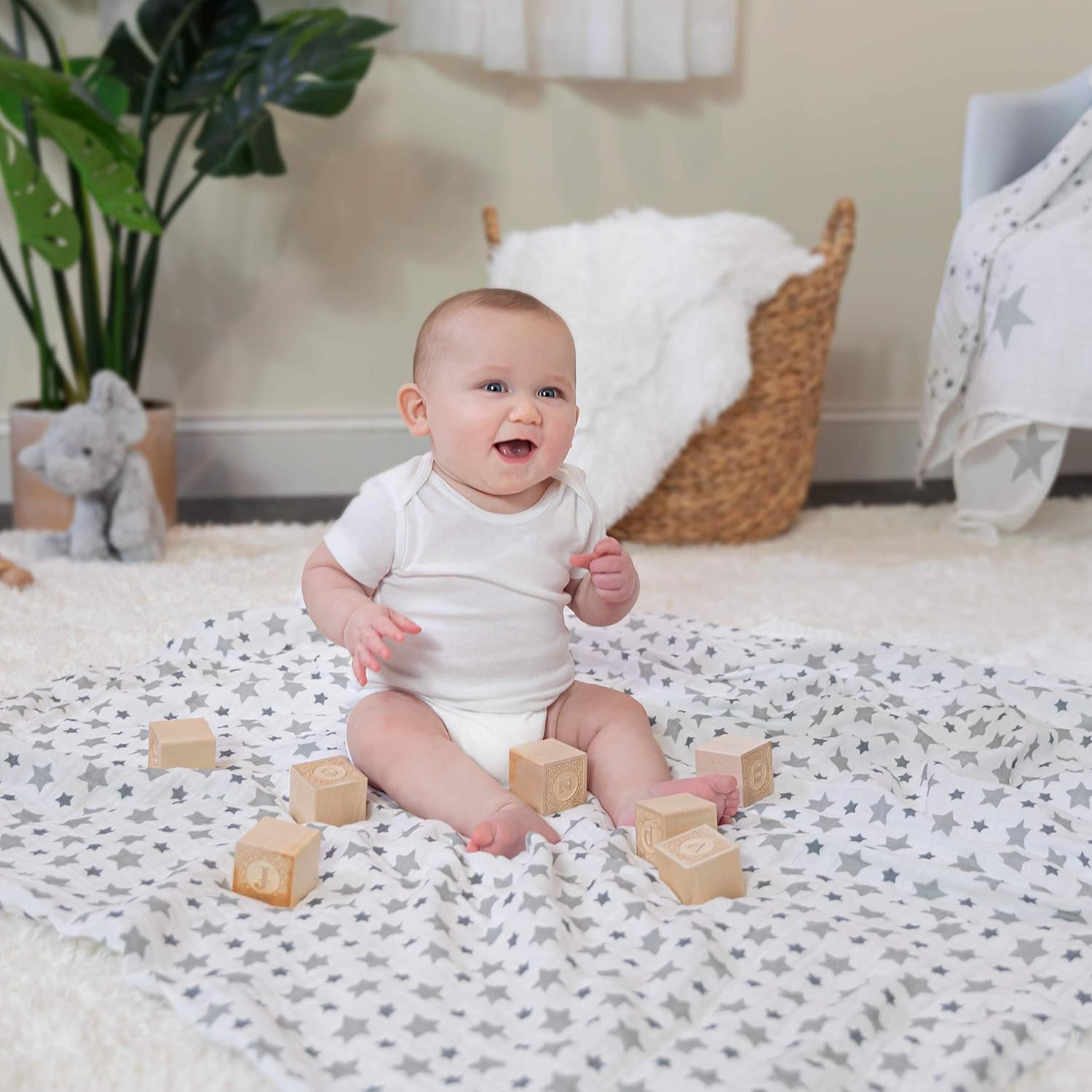 Aden + Anais Tinckle - Pack de 4 muselinas, unisex
