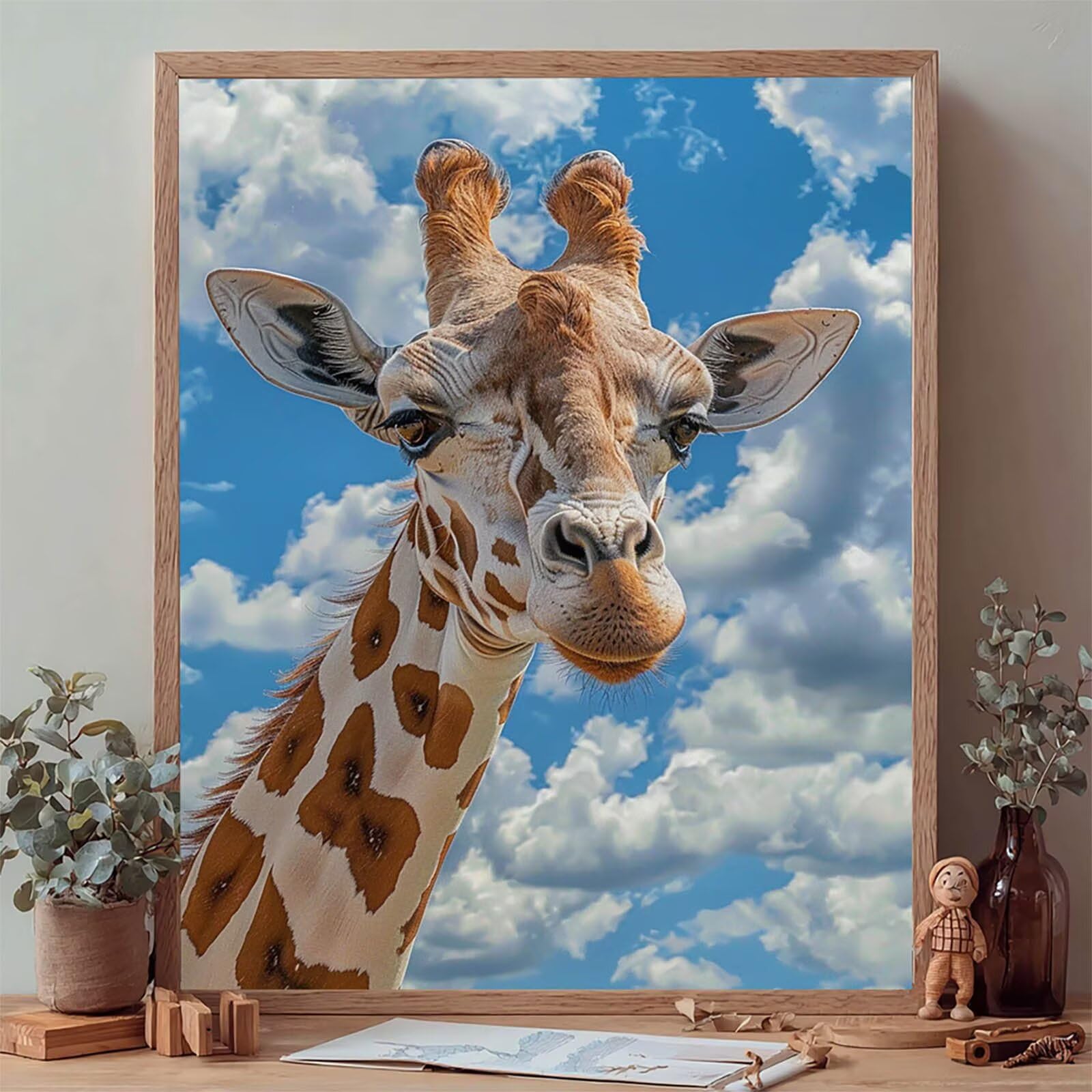 Animale Diamond Painting 100x135cm, Diamond Painting Kit Completo, 1-4833