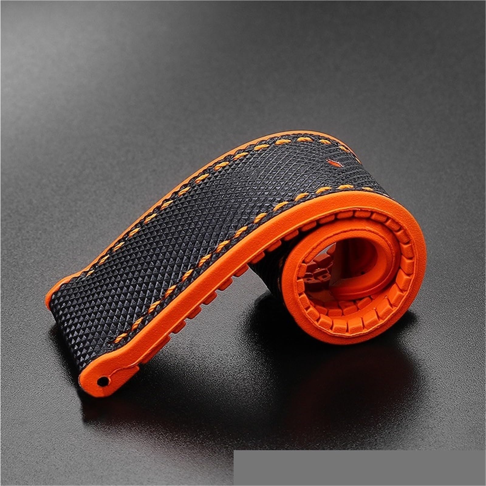 Correa de reloj con parte inferior de goma de nailon, correa de reloj for hombre de 20mm, 22mm, 23 y 24mm con hebilla de acero inoxidable