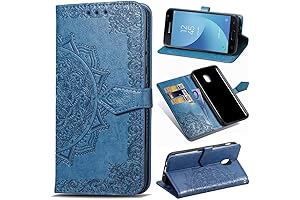 Galaxy J7 Refine Embossed Mandala Floral Flowers Case