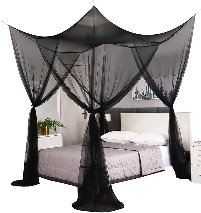 Mengersi Bed Canopy,Canopy Bed Curtains Bed Drapes for Full