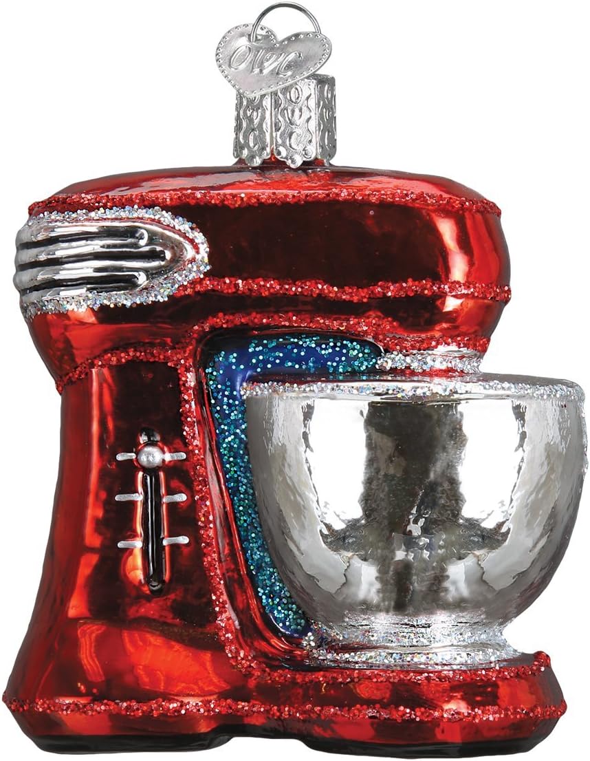 Old World Christmas Glass Blown Ornament Mixer (32270)