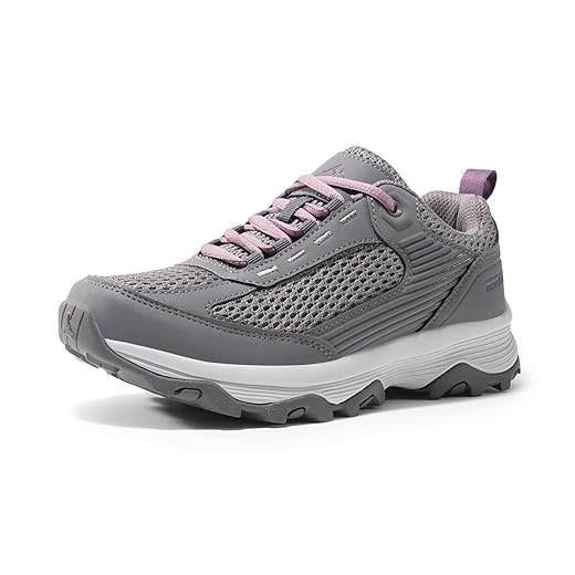 NORTIV 8 Women's Hiking Shoes Lightweight Breathable Mesh Walking Sneakers Outdoor Work Shoes