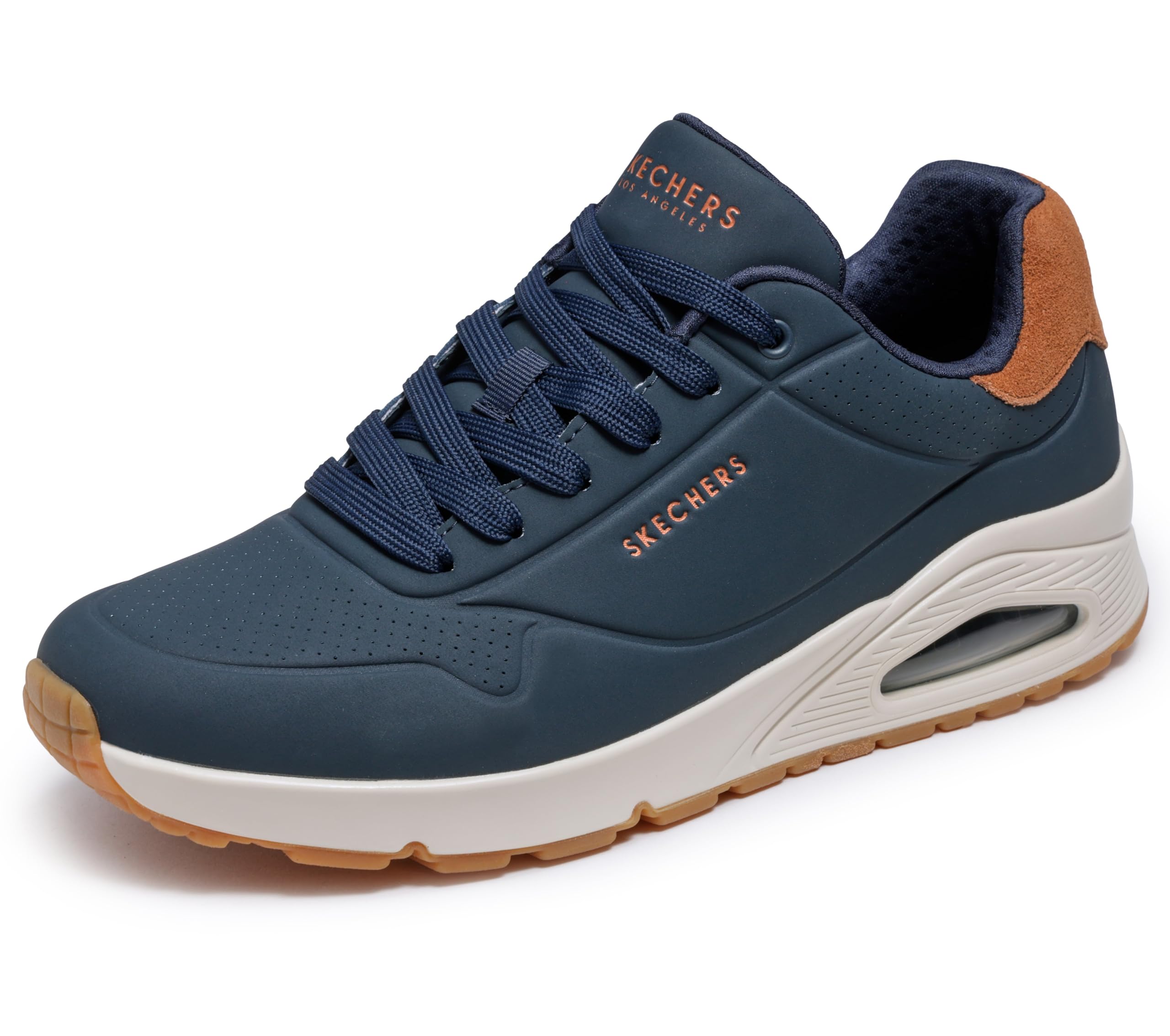 Skechers Sneakers da Uomo, Blu Mare, 42 EU