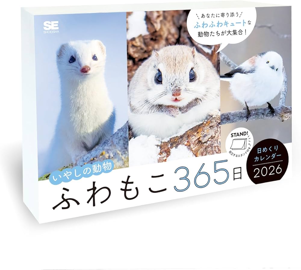 Amazon.co.jp 限定】ふわもこ365日いやしの動物 日めくりカレンダー