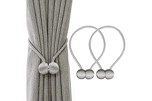 Magnetic Holdback Tiebacks Clips for Window Curtain Decorative Drapes