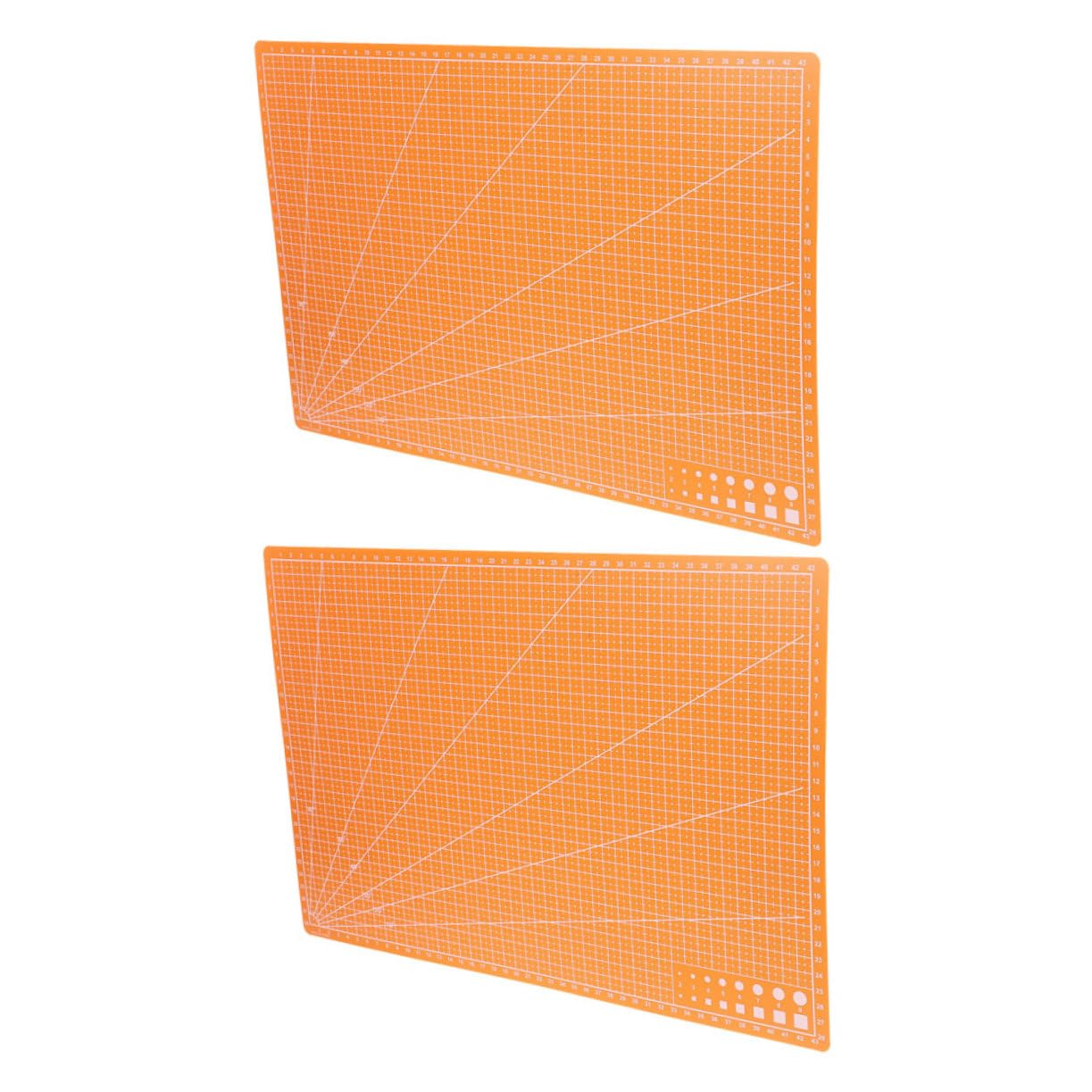 Angoily Double-sided Quilting Cutting Pad 2pcs Craft Cutting Board for Sewing Mats Double-sided Sewing Mat for Crafts