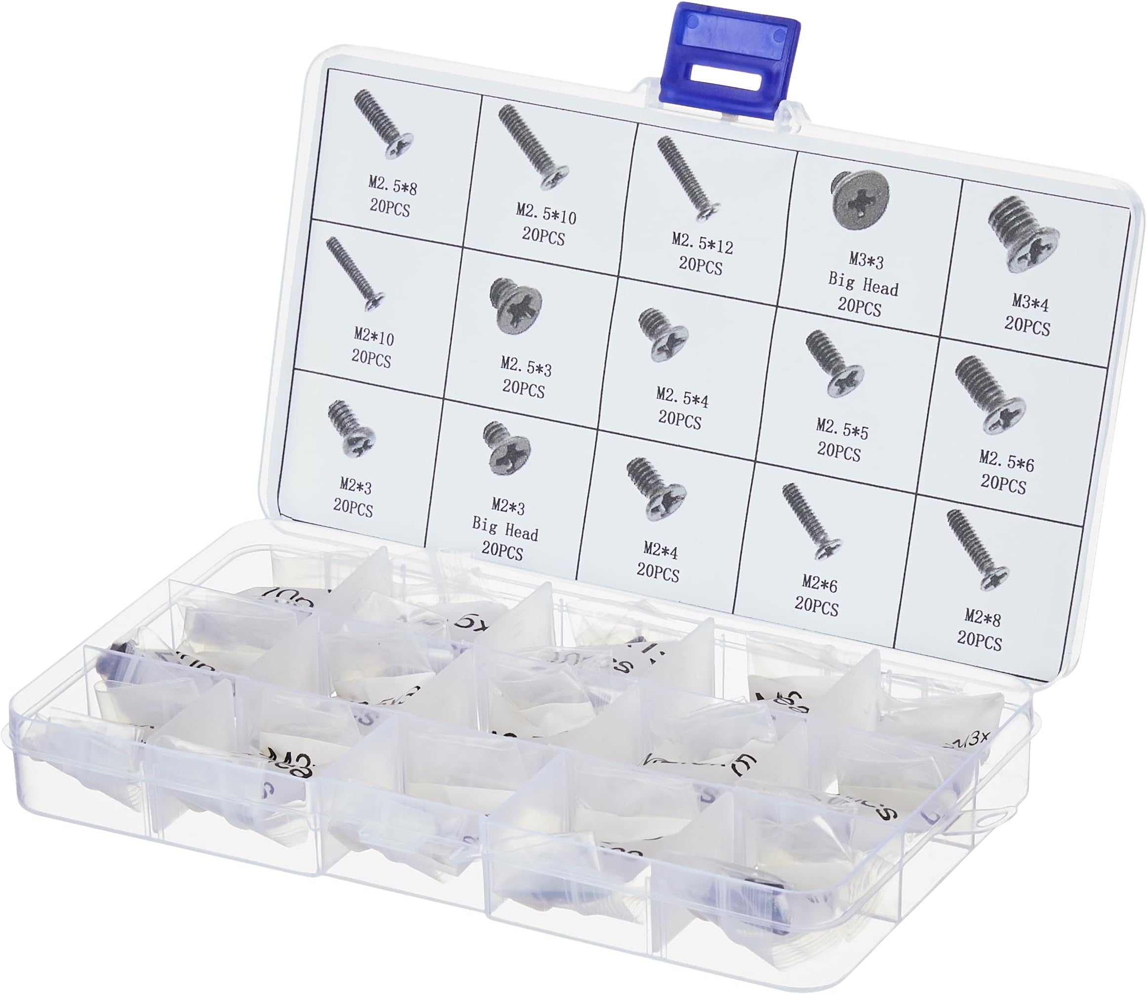 VNJ 300Pcs Laptop Notebook Computer Replacement Screws Kit for Lenovo, Toshiba, Gateway, Samsung, HP, IBM, Dell, Sony, Acer, Asus, SSD Hard Disk SATA