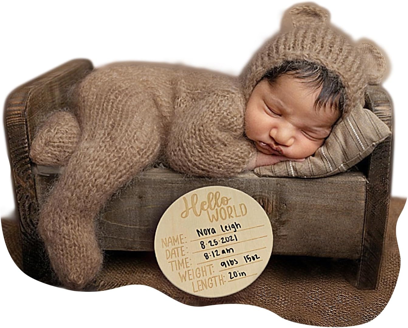 Hand-Knitted Baby Boy Teddy Bear Costume with Bonnet Liberia Ubuy