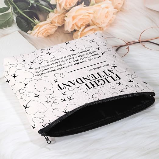 flight attendant makeup bag