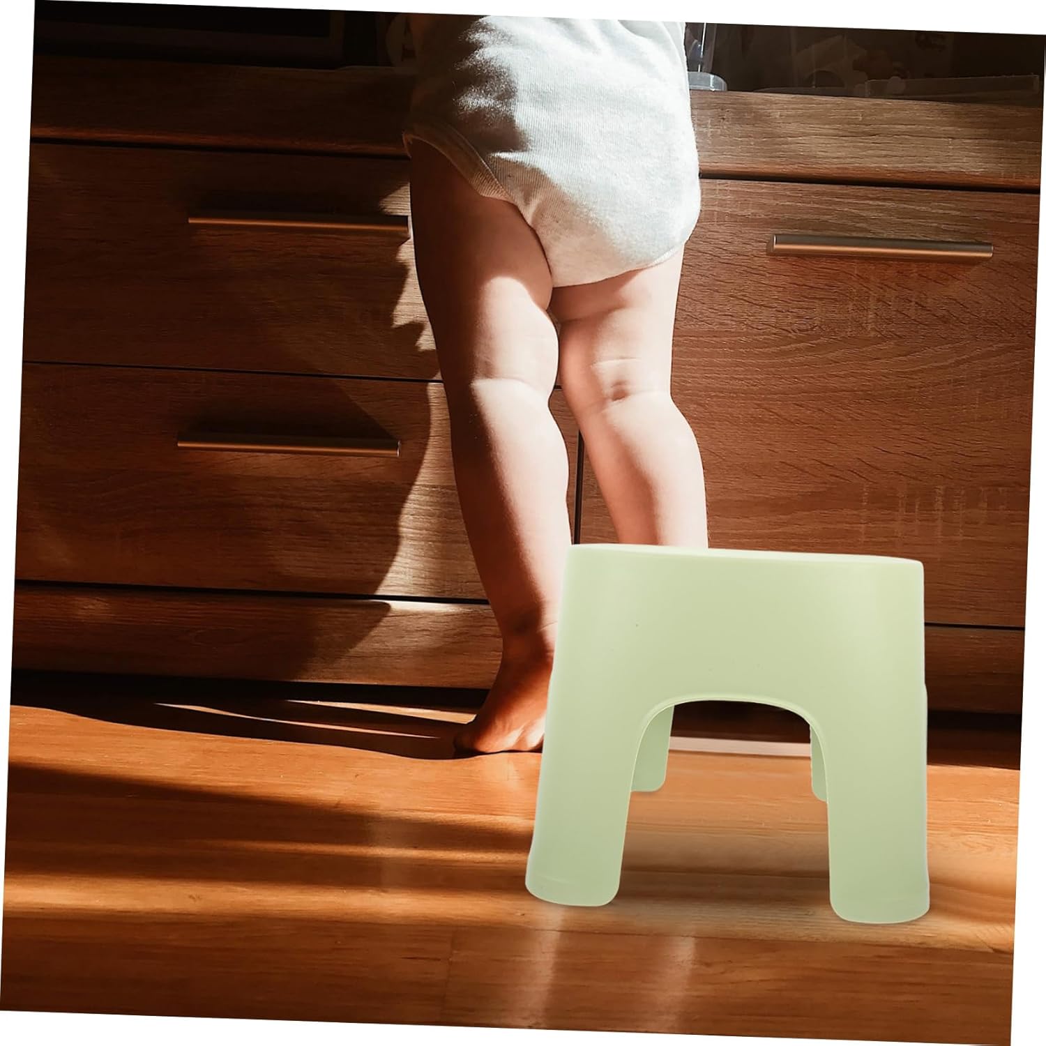 Amosfun Foot Stepping Stool Non- Bathroom Toilet Stool for Adults Material Versatile Use Living Room Bathroom Cute Design for Boys and Girls Safe